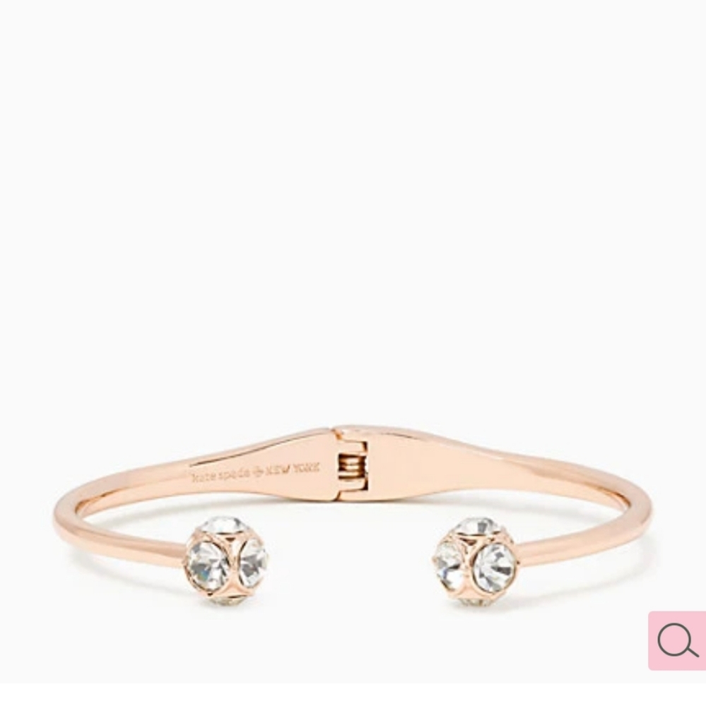 Kate Spade Lady Marmalade Rose Gold Open Cuff Bracelet